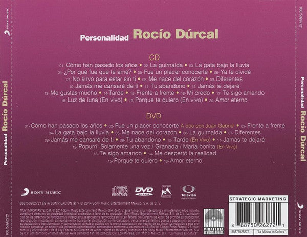 Rocío Dúrcal – Personalidad - CD+DVD
