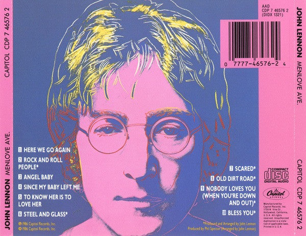 John Lennon – Menlove Ave. CD