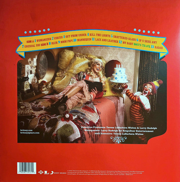 Britney Spears – Circus - Lp Rojo