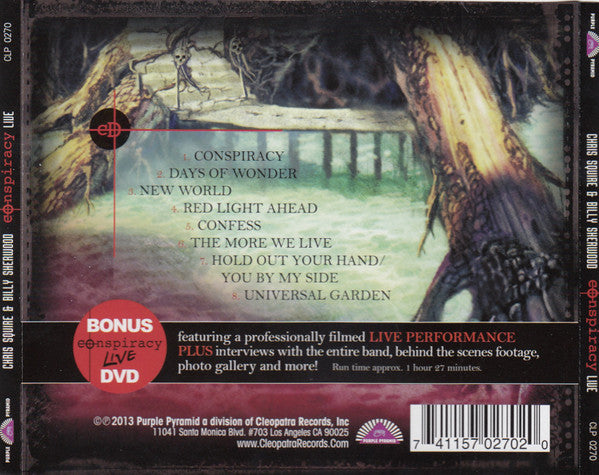 Chris Squire, Billy Sherwood – Conspiracy Live - CD+DVD