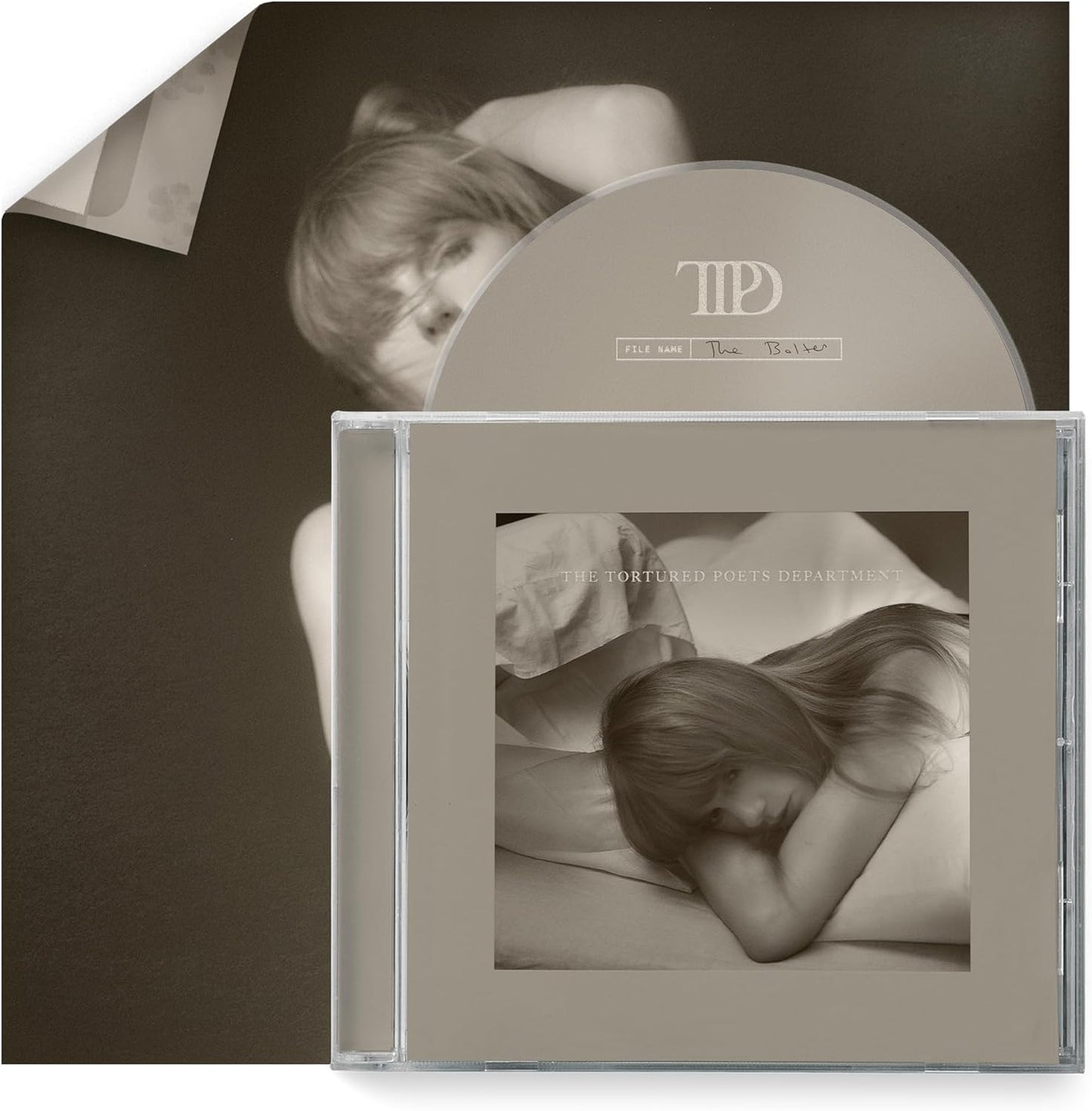Taylor Swift - The Tortured Poets Department + Bonus Track “The Bolter” - CD+Poster