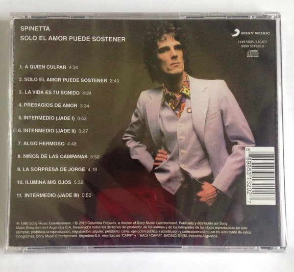Spinetta – Solo El Amor Puede Sostener CD