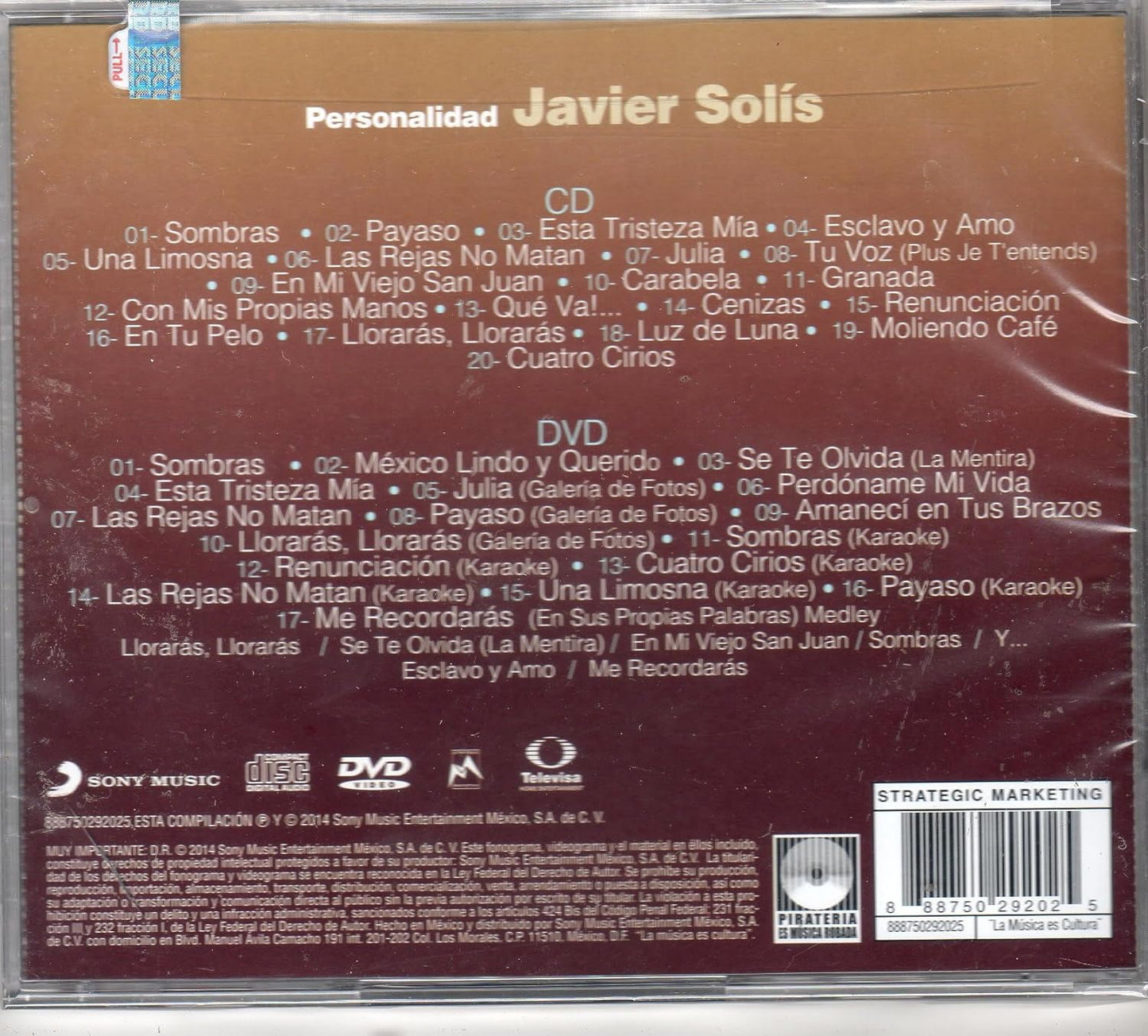 Jaier Solis - Personalidad - CD+DVD