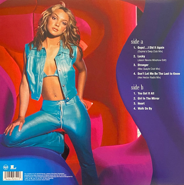 Britney Spears – Oops!...I Did It Again (Remixes And B-Sides) RSD 2020 - LP Azul