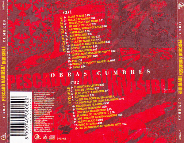 Pescado Rabioso - Invisible – Obras Cumbres CD