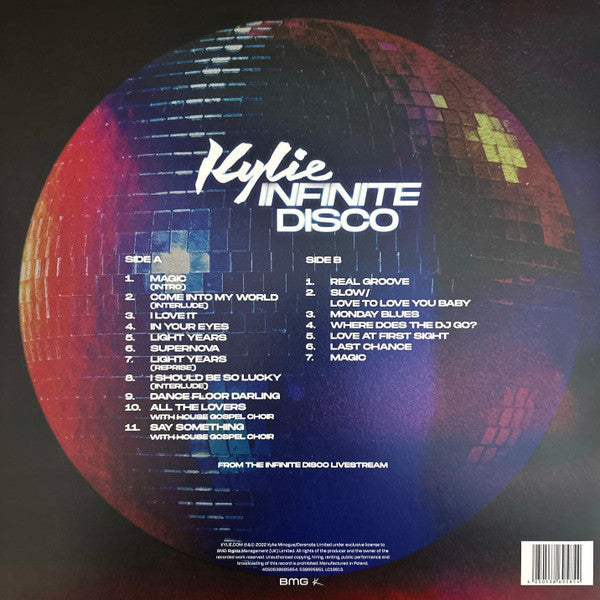 Kylie Minogue – Infinite Disco - LP Transparente