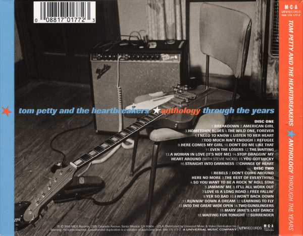Tom Petty And The Heartbreakers – Anthology - Through The Years - CD