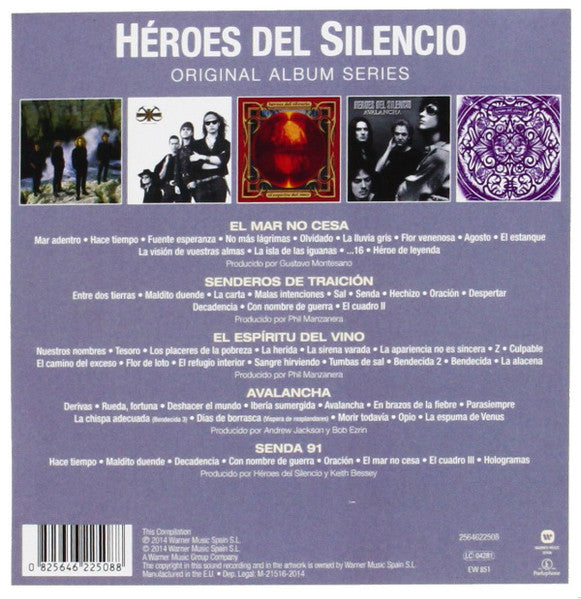 Heroes Del Silencio - Originl Album Series - Box 5 Cds