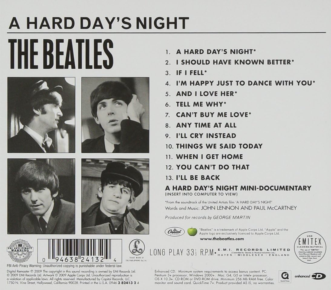 The Beatles – A Hard Day's Night - CD