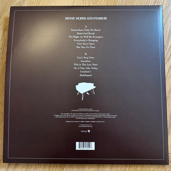 Keane – Hopes And Fears 20 - LP