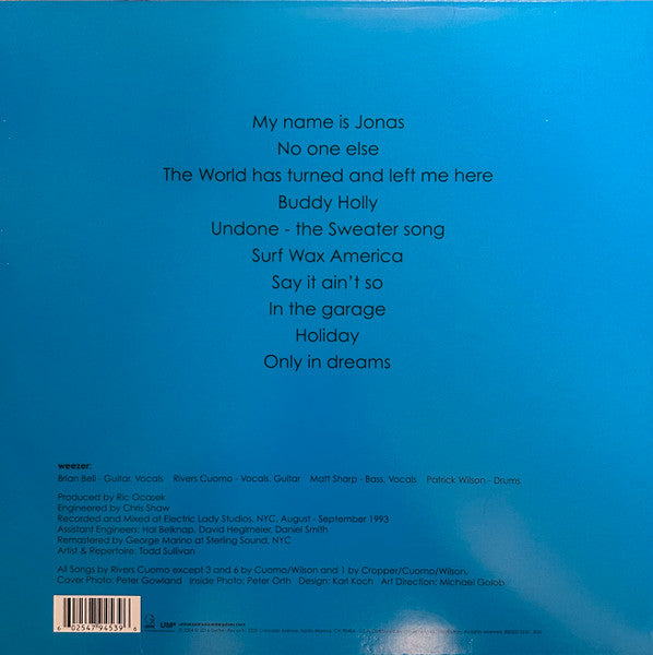 Weezer – Weezer Blue Album - LP Azul/Blanco