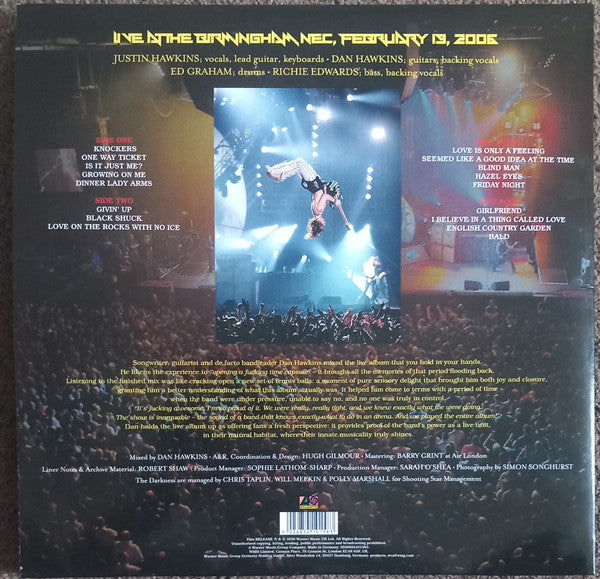The Darkness - One Way ticket to Birmingham (Live at the NEC) RSD 2026 - LP Naranja