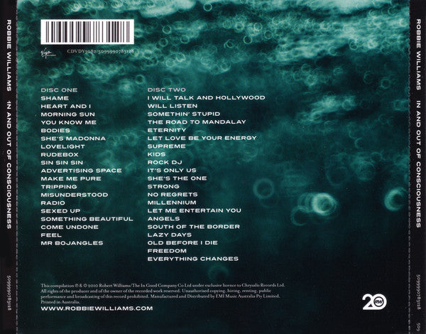 Robbie Williams – In And Out Of Consciousness - Greatest Hits 1990 - 2010 - CD