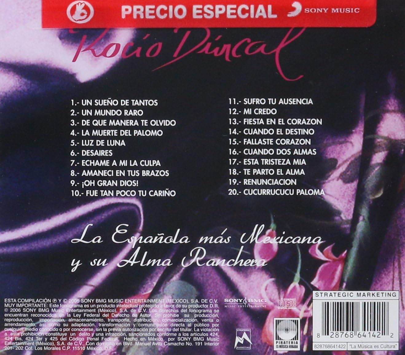 Rocío Dúrcal – La Española Más Mexicana Y Su Alma Ranchera - CD
