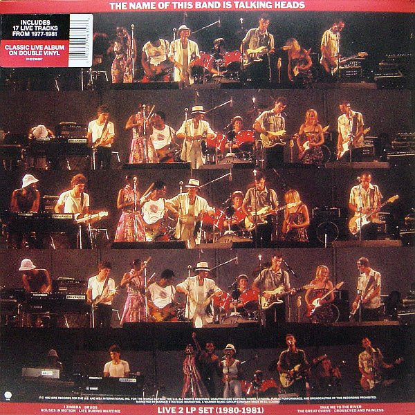 Talking Heads – The Name Of This Band Is Talking Heads - LP