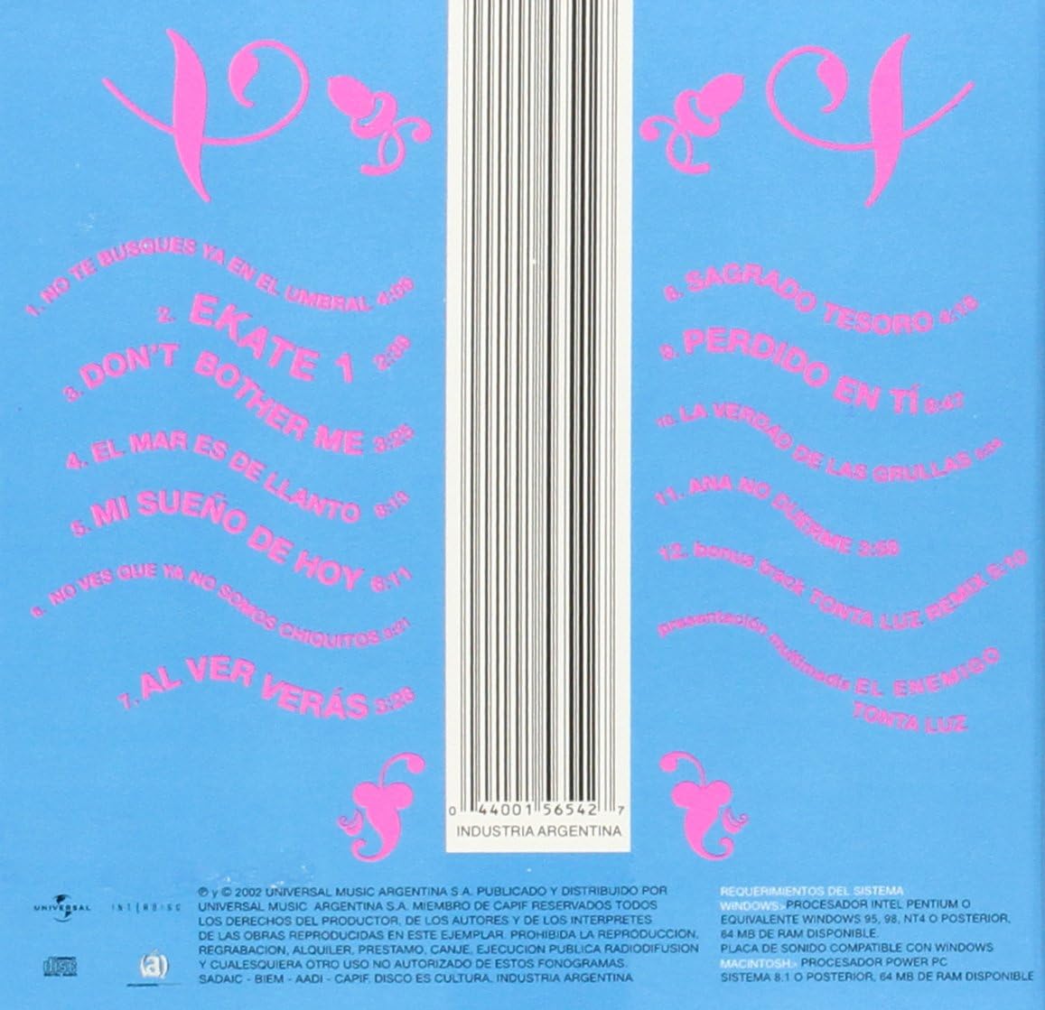 Spinetta – Obras En Vivo CD