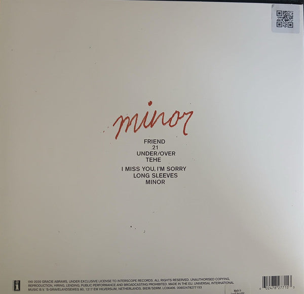 Gracie Abrams – Minor LP
