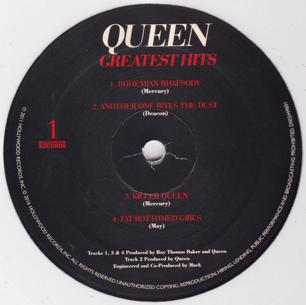 Queen – Greatest Hits - LP White/Red