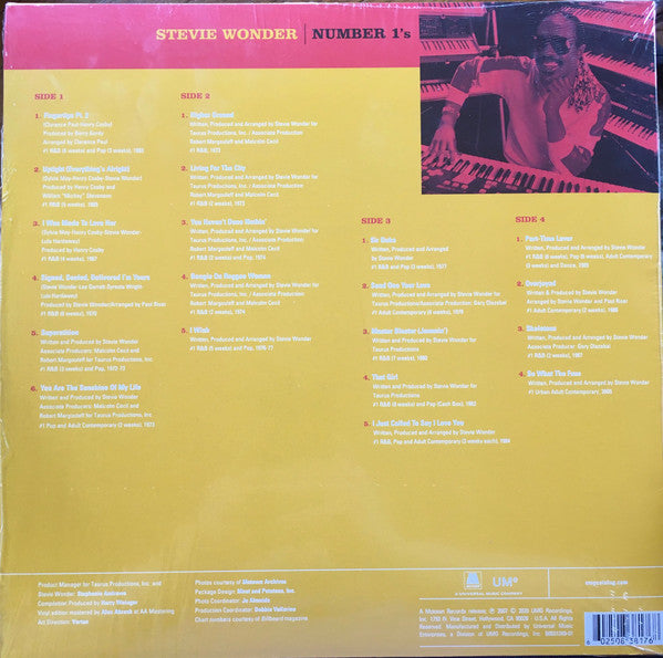 Stevie Wonder – Number 1's - LP Rojo