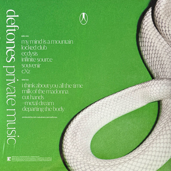 Deftones – Private Music LP Verde