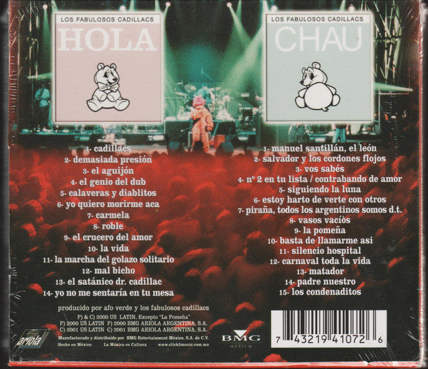 Fabulosos Cadillacs – En Vivo (Fabuloso Paquete Hola Y Chau) - CD