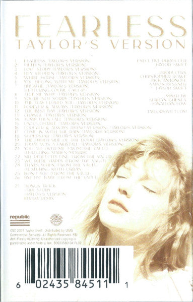 Taylor Swift - Fearless Taylors Version - Cassette