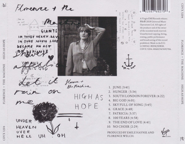 Florence + The Machine – High As Hope - CD