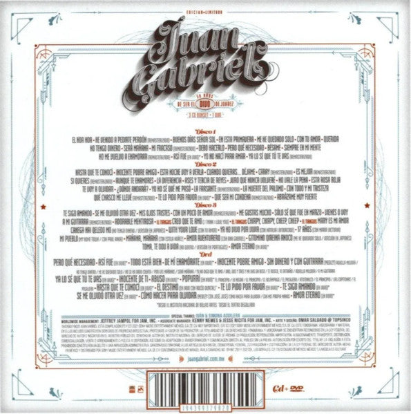 Juan Gabriel – 50 Años De Ser El Divo De Juárez - CD+DVD