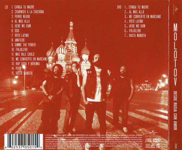 Molotov - Desde Rusia Con Amor - CD+DVD
