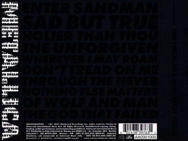 Metallica - The Metallica Blacklist - CD