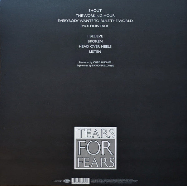 Tears For Fears – Songs From The Big Chair - LP Coke Bottle Clear