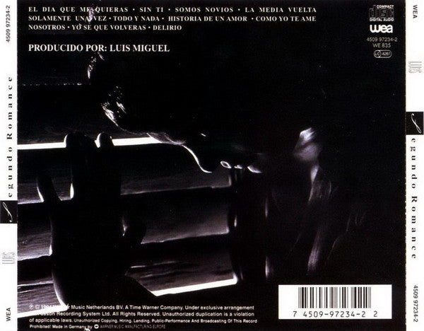Luis Miguel – Segundo Romance CD