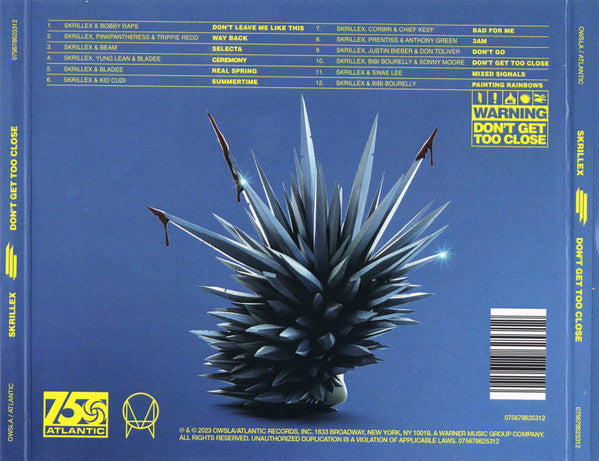 Skrillex – Don't Get Too Close - CD