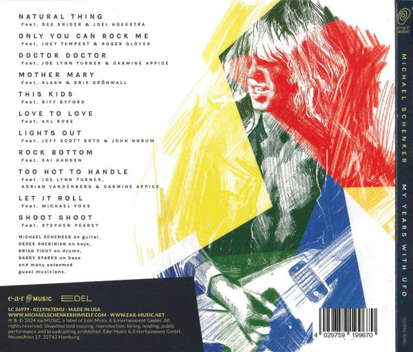 Michael Schenker – My Years With UFO (50th Anniversary Celebration 1972-1978) - CD