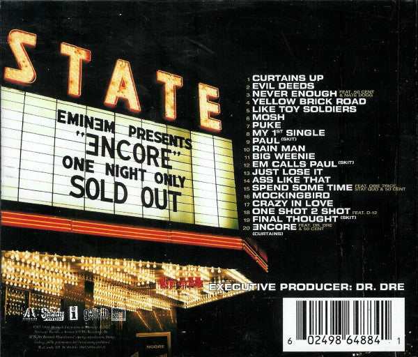 Eminem – Encore - CD