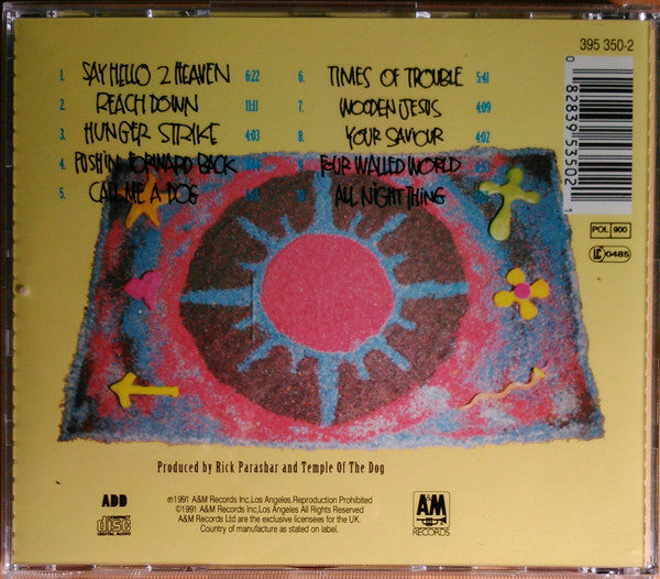 Temple Of The Dog – Temple Of The Dog - CD