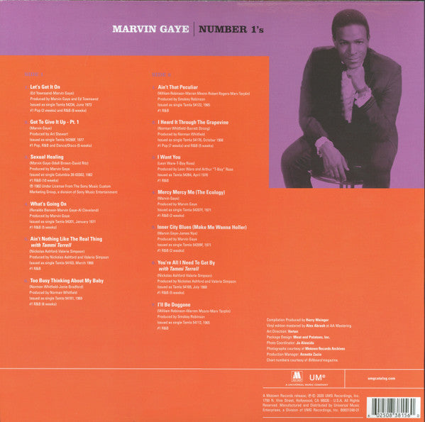 Marvin Gaye - Number Ones - LP Morado