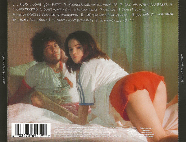 Selena Gomez And Benny Blanco – I Said I Love You First - CD