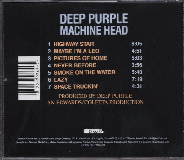 Deep Purple – Machine Head - CD