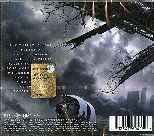 Megadeth - Dystopia - Cd