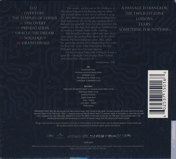 Rush – 2112 CD