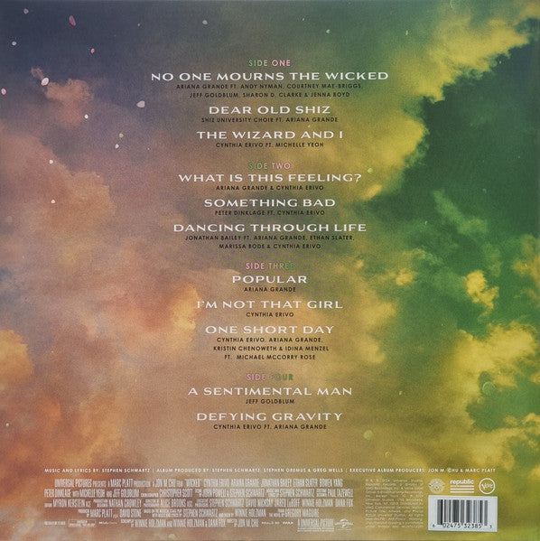 Stephen Schwartz – Wicked (The Soundtrack) - LP Verde/Rosa Split