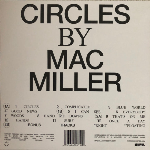 Mac Miller – Circles - LP