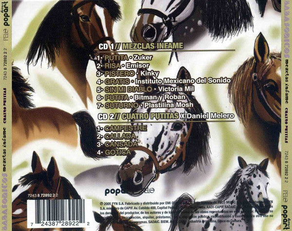 Babasonicos – Mezclas Infame / Cuatro Putitas CD
