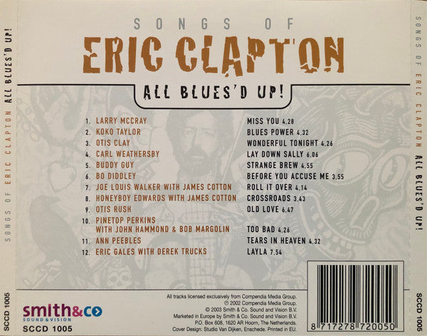 Various – Songs Of Eric Clapton - All Blues'd Up! CD