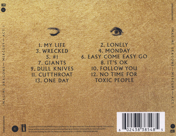 Imagine Dragons – Mercury - Act 1 - CD