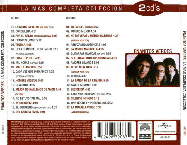 Enanitos Verdes – La Mas Completa Coleccion - CD