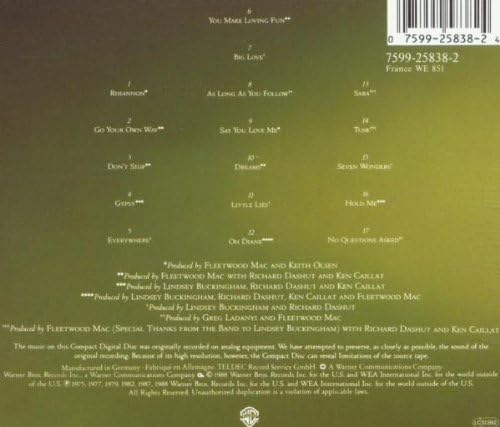 Fleetwood Mac – Greatest Hits CD