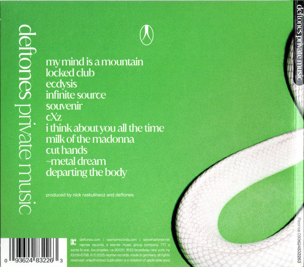 Deftones – Private Music CD