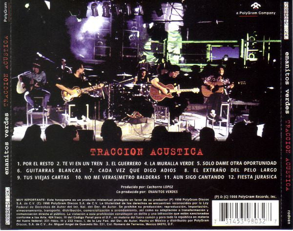 Enanitos Verdes - Traccion Acustica - CD